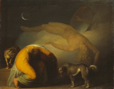 The Spirit of Culmin Appears to His Mother, from the Songs of Ossian by Nicolai Abraham Abildgaard